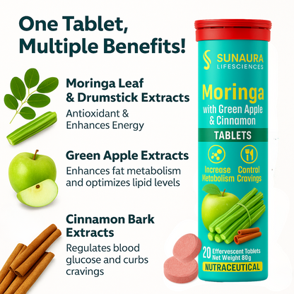 Natural Weight Balance Pack | ACV Moringa | Effervescent Tablet