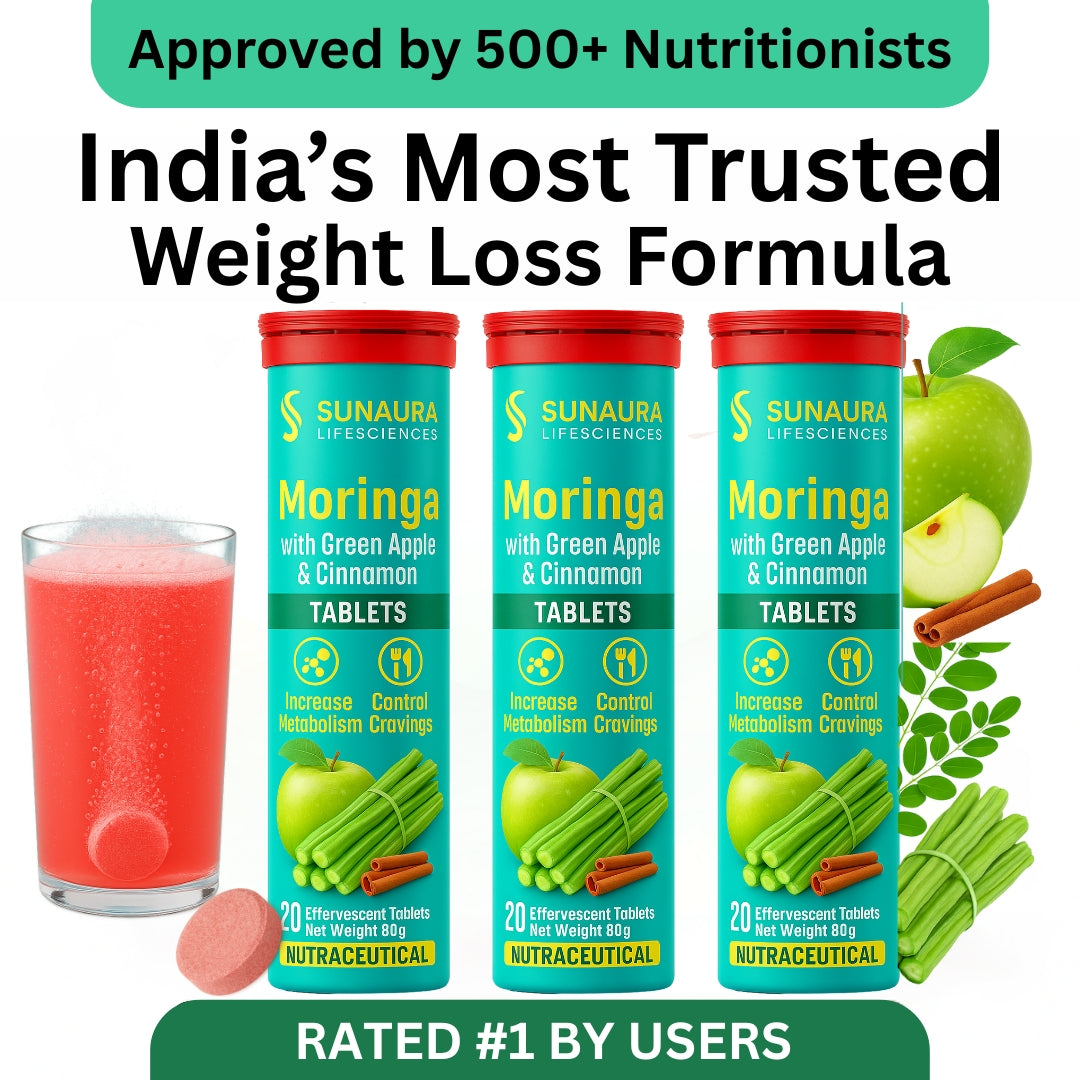 Natural Weight Balance Pack | ACV Moringa | Effervescent Tablet