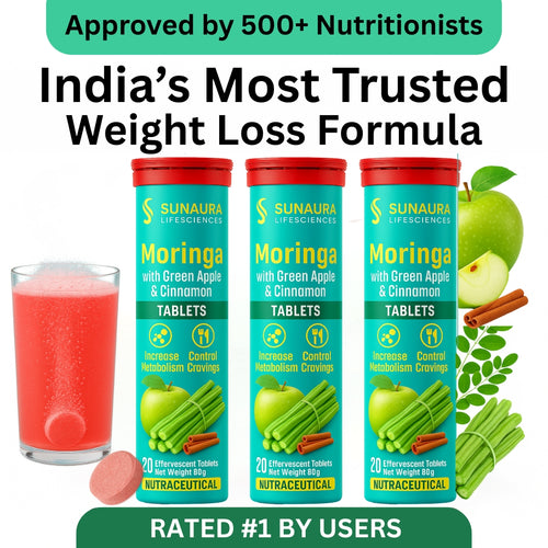 Natural Weight Balance Pack | ACV Moringa | Effervescent Tablet
