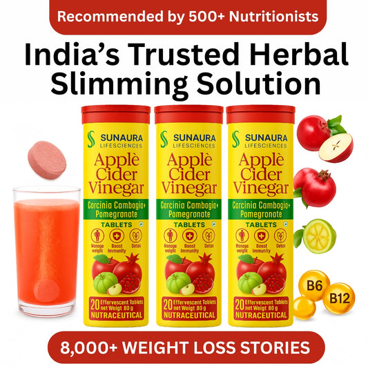 Manage Weight | Control Cravings |Boost Energy & Metabolism | ACV Garcinia Effervescent Tablets